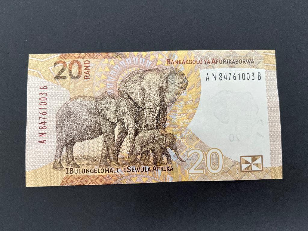 Zuid Afrika 20 rand UNC, Verzenden, Zuid-Afrika