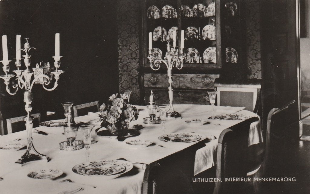 UITHUIZEN Menkemaborh Eetkamer, Verzamelen, Verzenden, 1960 tot 1980, Ongelopen, Groningen