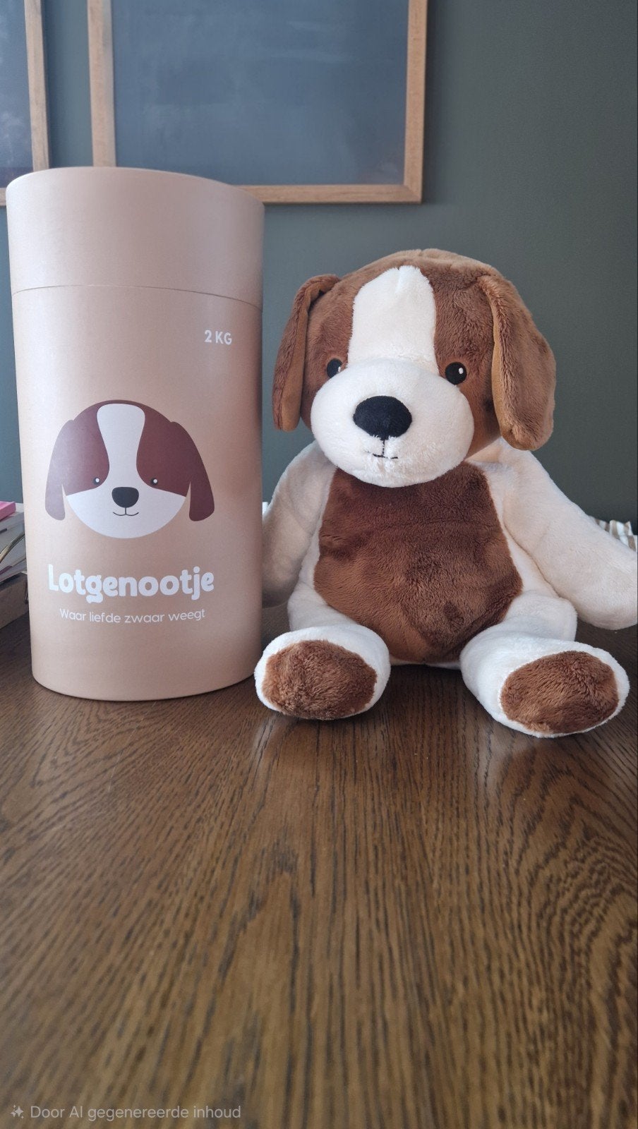 Lotgenootje hond, Ophalen of Verzenden, Zo goed als nieuw, Stoffen beer, Overige merken
