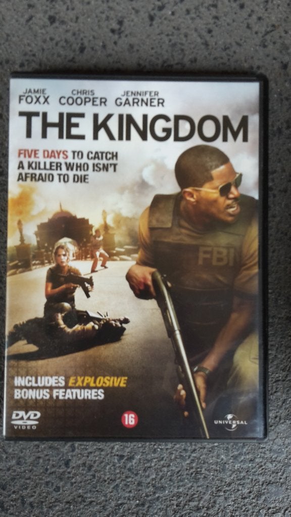 DVD The Kingdom met Jamie Foxx Chris Cooper Jennifer Gardner, Cd's en Dvd's, Engels, Vanaf 16 jaar, Nederlands, Ophalen of Verzenden