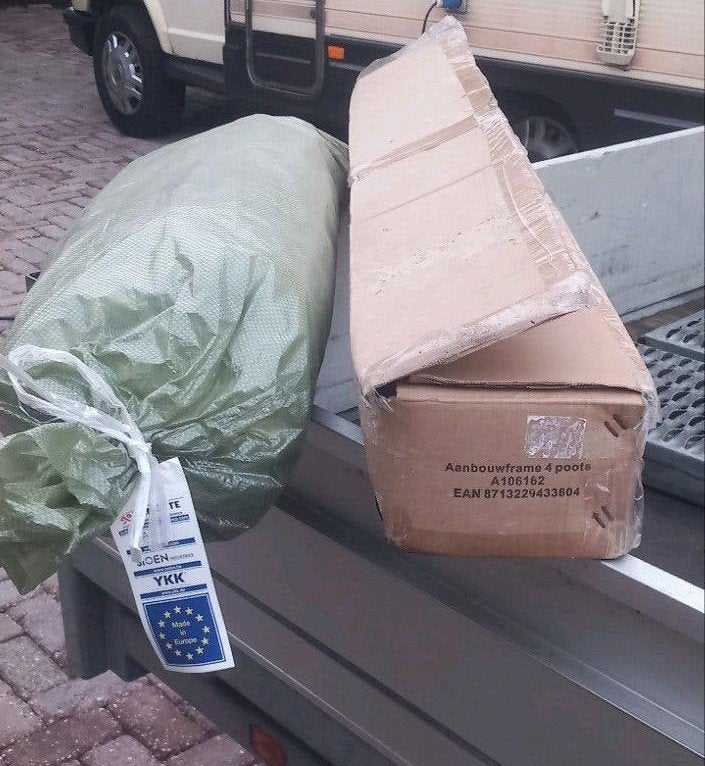 aanbouw ten cate grijs, Caravans en Kamperen, Ophalen, Nieuw