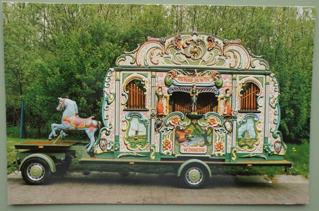 Draaiorgel 5 - Winnetou - Emmeloord, Ophalen of Verzenden, 1960 tot 1980, Ongelopen, Flevoland