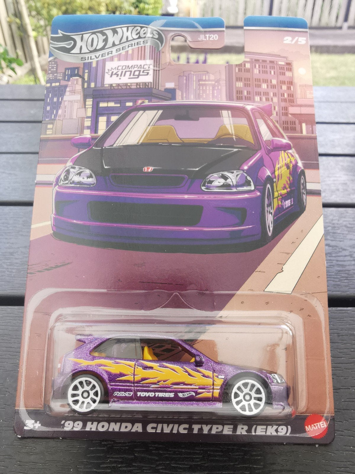 HotWheels Honda Civic Type R EK9 / paars, Ophalen of Verzenden, Nieuw, Auto