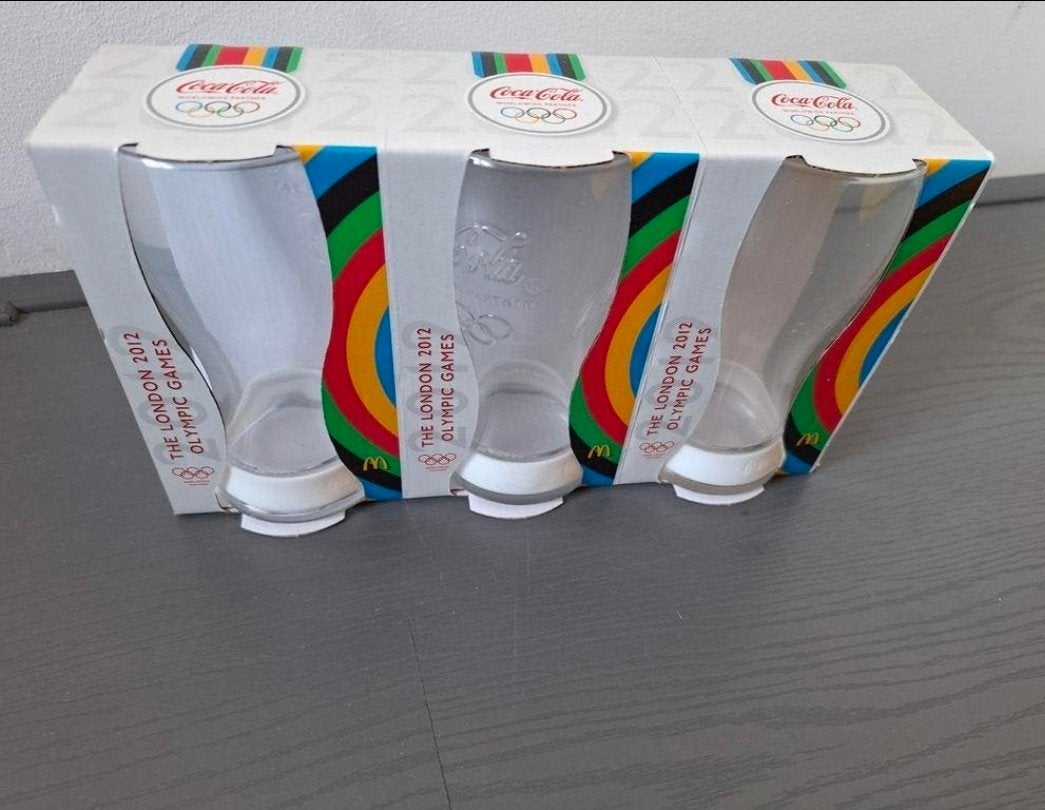 McDonald's Coca-Cola glazen Olympische Spelen 2012 set van, Ophalen of Verzenden, Nieuw