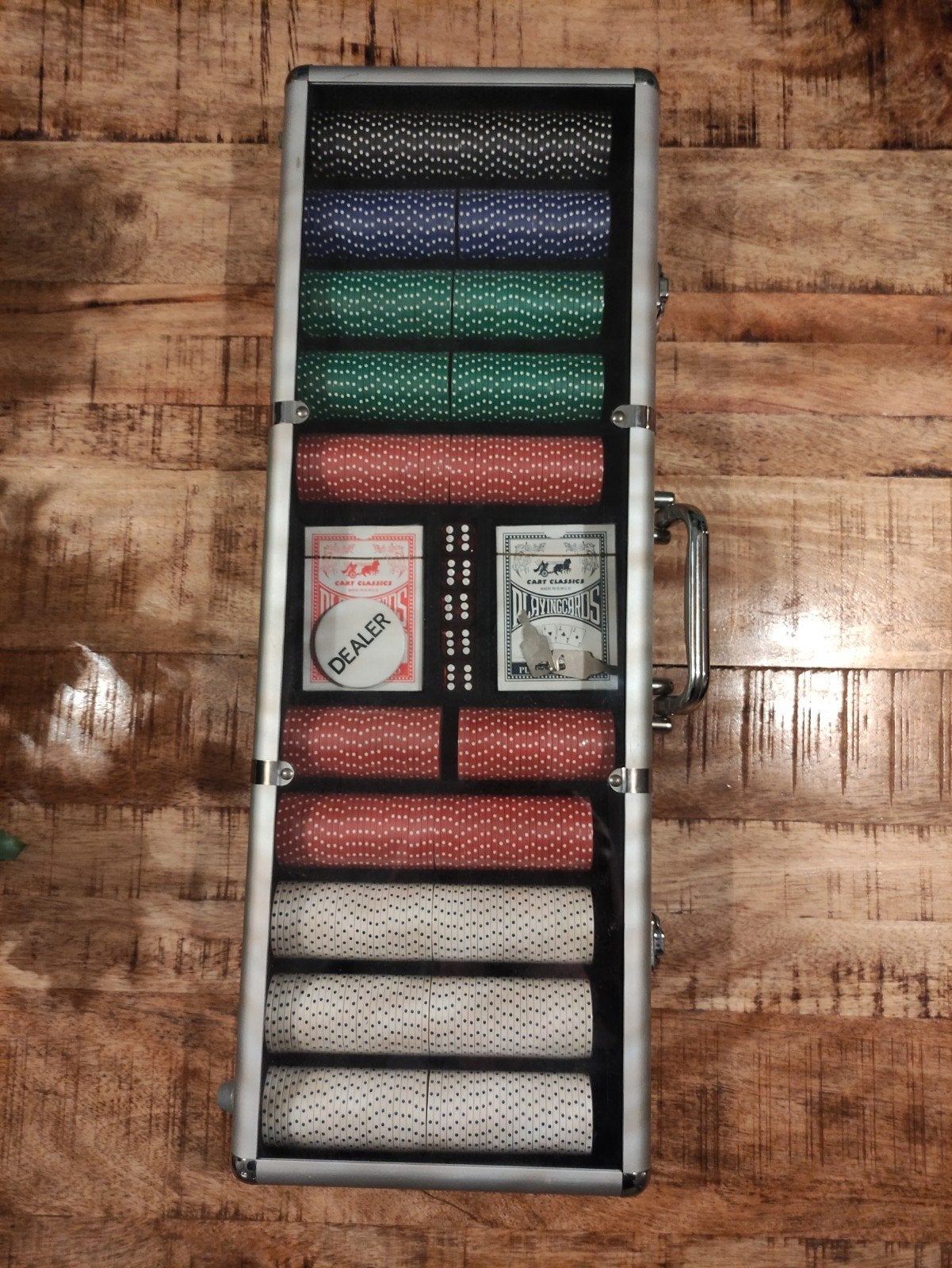 Nieuwe complete pokerset (500 fiches) in koffer, Ophalen, Nieuw