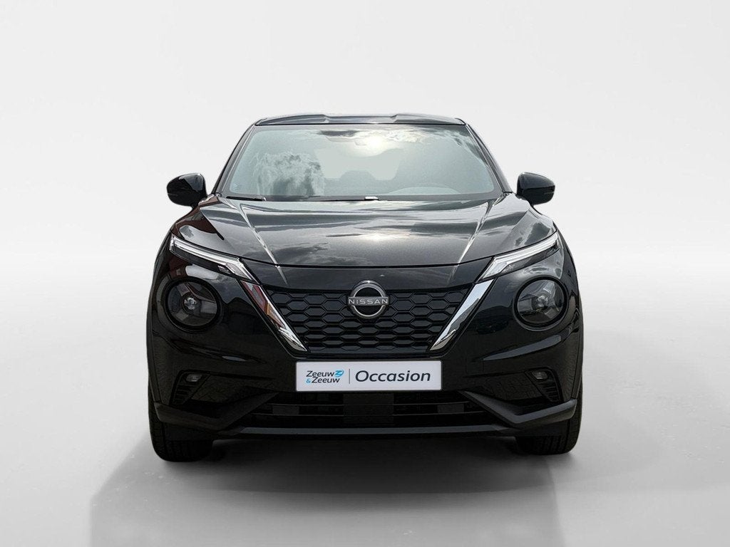 Nissan Juke 1.6 Hybrid N-Connecta WK DEAL € 500,- korting, Auto's, Nissan, 12 maanden, Stof, Gebruikt, Zwart