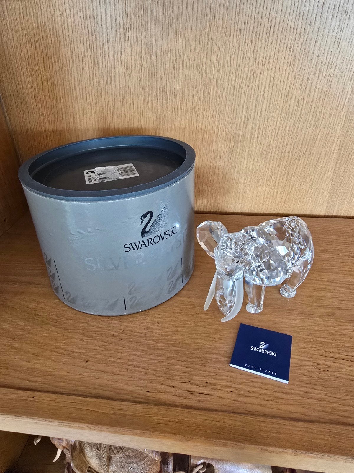 Swarovski jaarstukken 1993 De Olifant, Ophalen of Verzenden, Zo goed als nieuw, Figuurtje