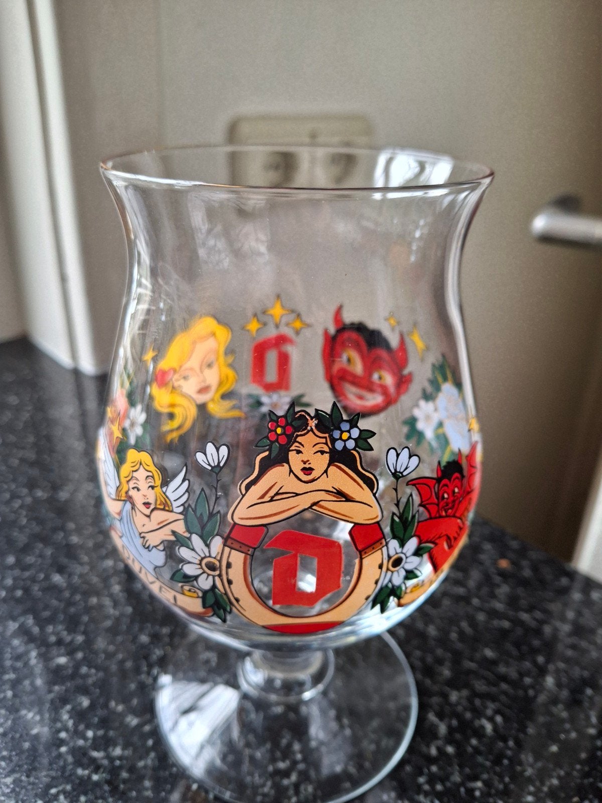 Duvel M Schiffmacher bierglas, Ophalen of Verzenden