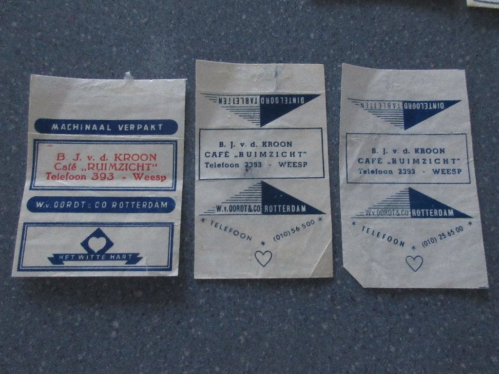 3 x Weesp, café Ruimzicht, Verzenden, Nederland