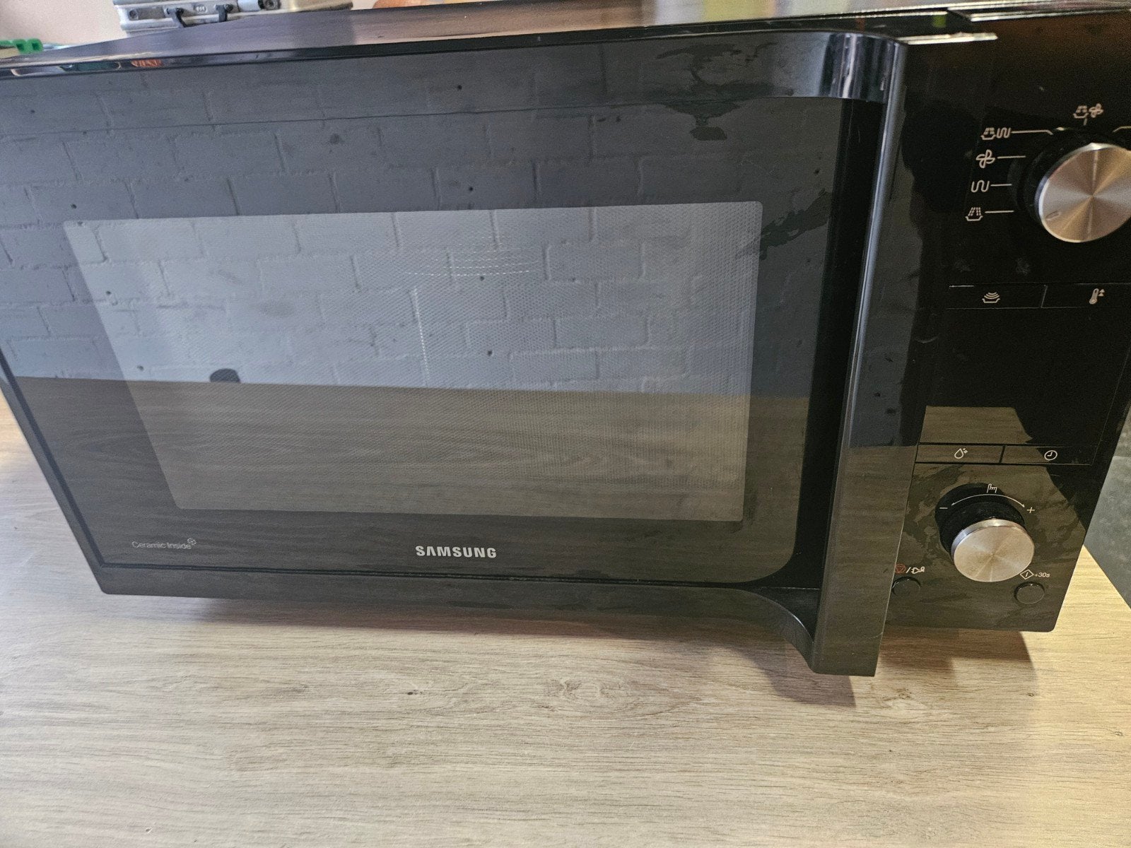 Samsung combi oven / magnetron - zo goed als nieuw, Witgoed en Apparatuur, Magnetrons, Ophalen, Combimagnetron, Hete lucht, Zo goed als nieuw
