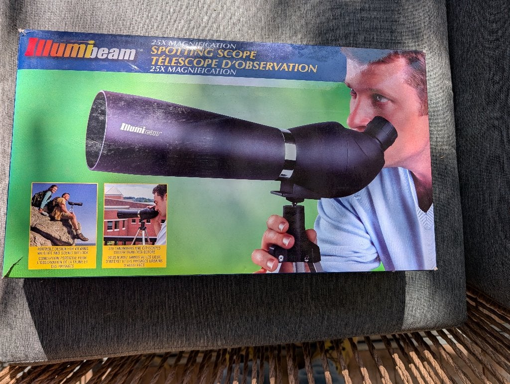 Illumbeam Spotting Scope / Telescoop (25x ) – In Doos, Ophalen, Lenzentelescoop (refractor), Met statief, Zo goed als nieuw