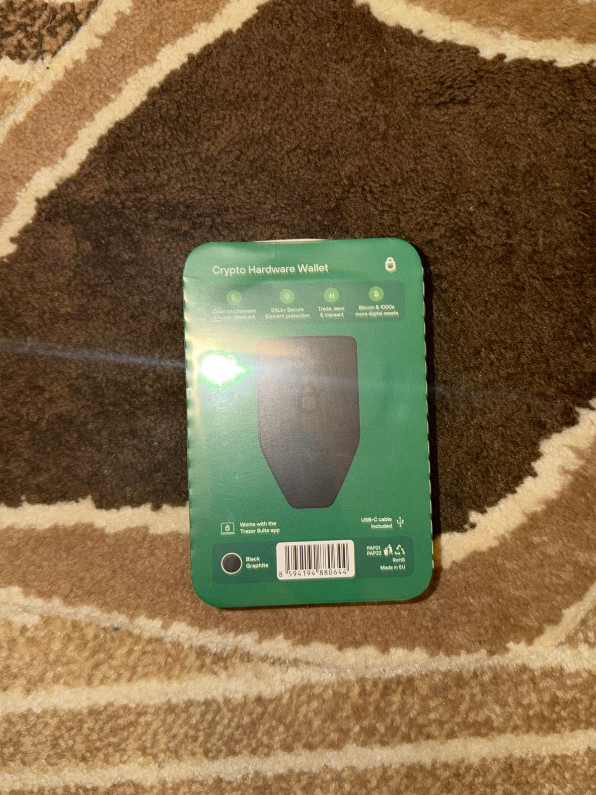 Trezor Safe 5 Crypto Hardware Wallet Black Graphite, Overige merken, Trezor, Trezor, Nieuw