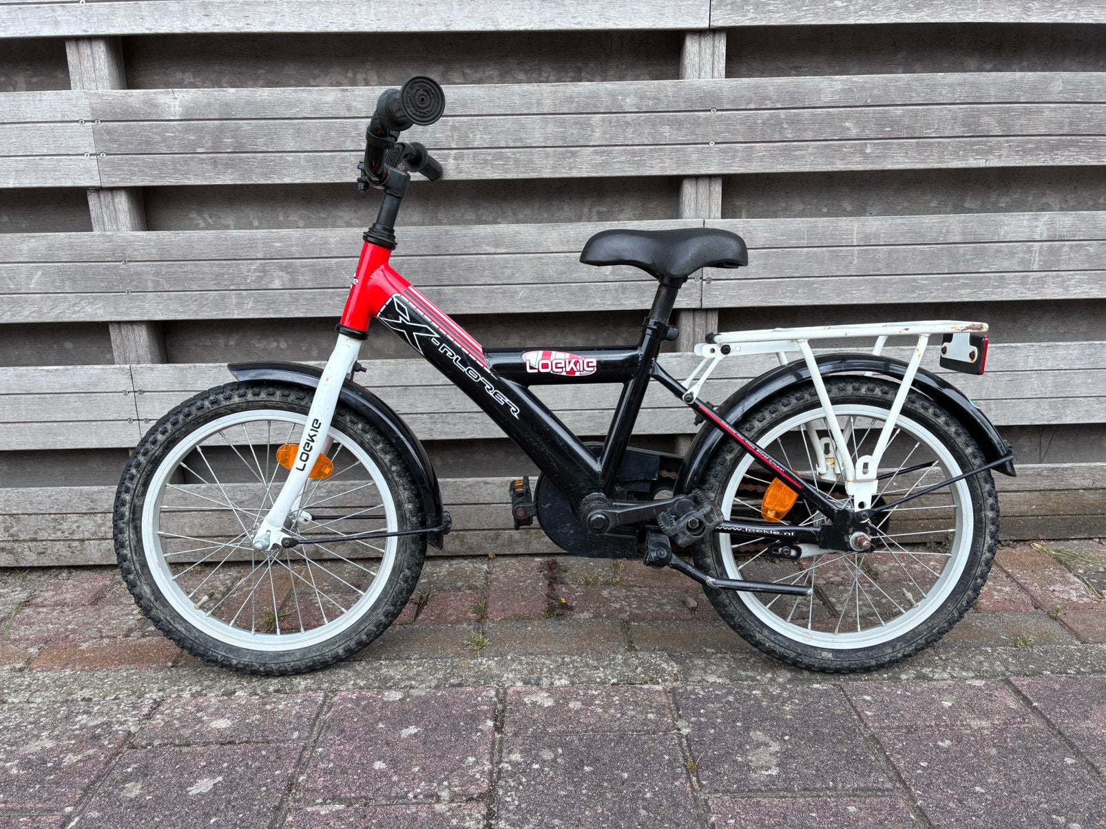 Loekie fiets 16 inch, Ophalen, Gebruikt, 16 tot 20 inch