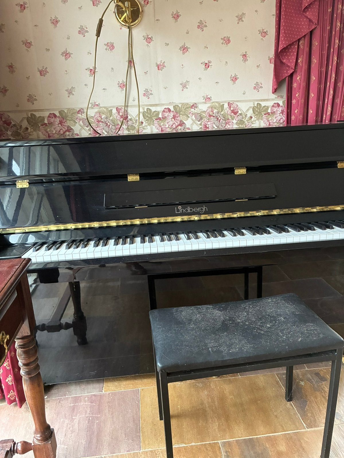 Lindbergh piano zwart, hoogglans, Muziek en Instrumenten, Piano's, Ophalen, Gebruikt, Zwart, Piano