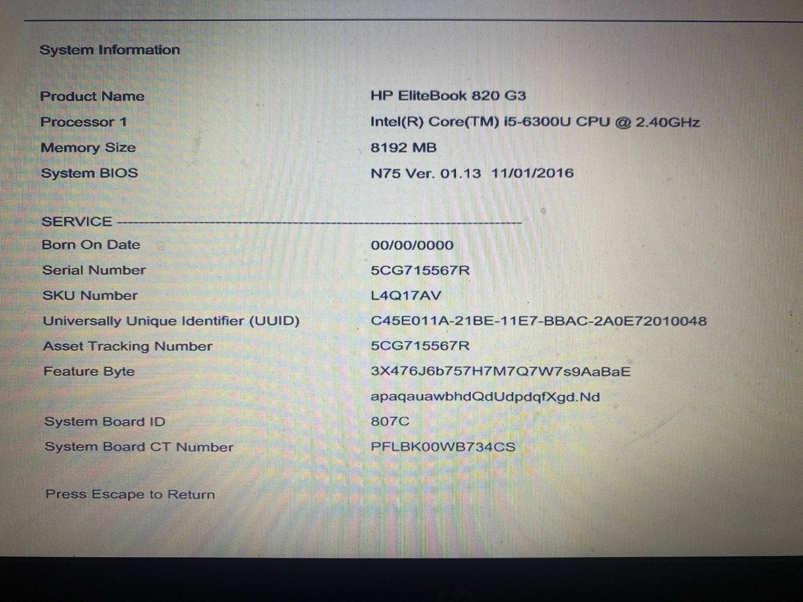 HP EliteBook 820 G3 - i5-6300U, 8GB RAM, Computers en Software, Windows Laptops, Gebruikt, 14 inch, 2 tot 3 Ghz, 8 GB, Ophalen