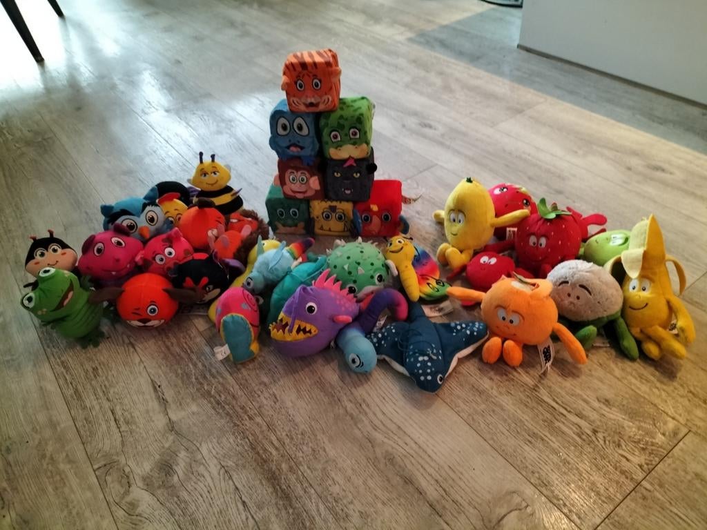 Complete sets Lidl knuffels uit diverse jaren, Kinderen en Baby's, Lidl, Gebruikt, Overige karakters, Overige typen