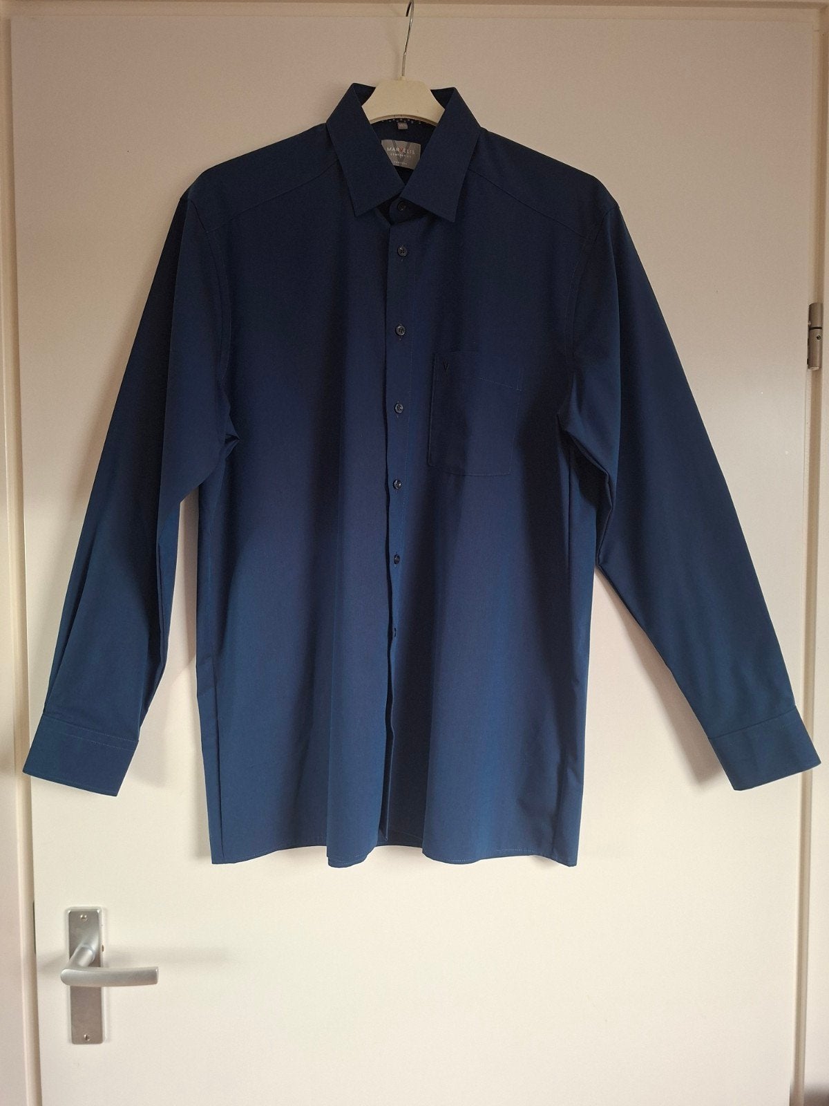 Donkerblauw overhemd | Marvelis | Comfort fit | maat 42, Kleding | Heren, Marvelis, Blauw, Nieuw, Ophalen of Verzenden