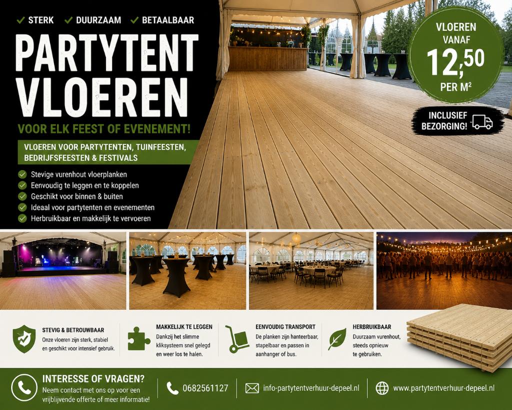 Vlondervloer en steigerhouten meubels, N.v.t., N.v.t., Nieuw, Ophalen of Verzenden