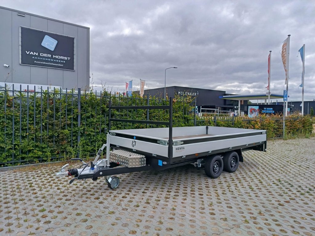 Henra plateauwagen 4x2 m Xpert - VOORRAAD - Black bottom, Nieuw