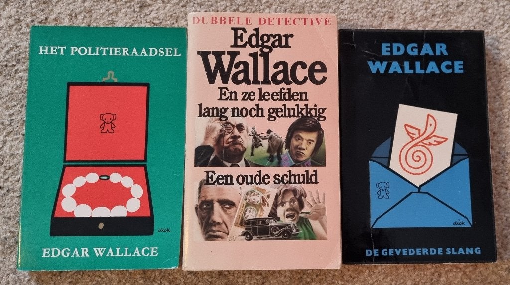 Edgar Wallace | Detective | 3 pocketboeken in 1 koop, Boeken, Detectives, Ophalen of Verzenden, Gelezen, Edgar Wallace