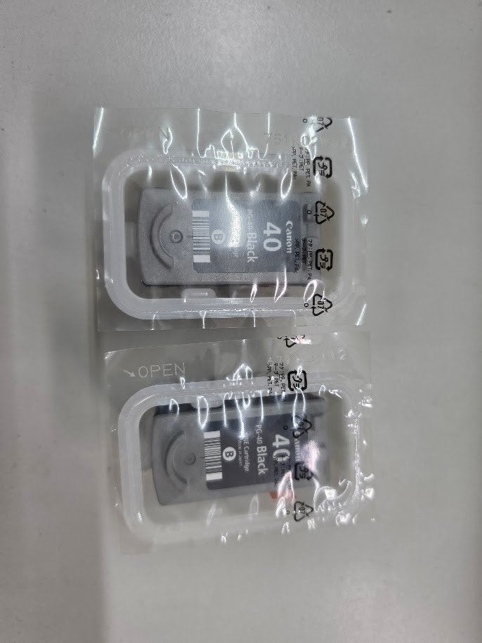 2x Canon PG-40 inktpatronen nieuw in seal, Computers en Software, Printerbenodigdheden, Ophalen of Verzenden, Nieuw, Cartridge