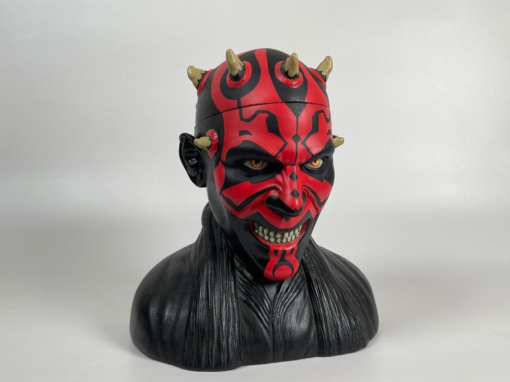 Applause Darth Maul Koektrommel – Rood/zwart | Star Wars, Ophalen, Zo goed als nieuw, Beeldje of Buste