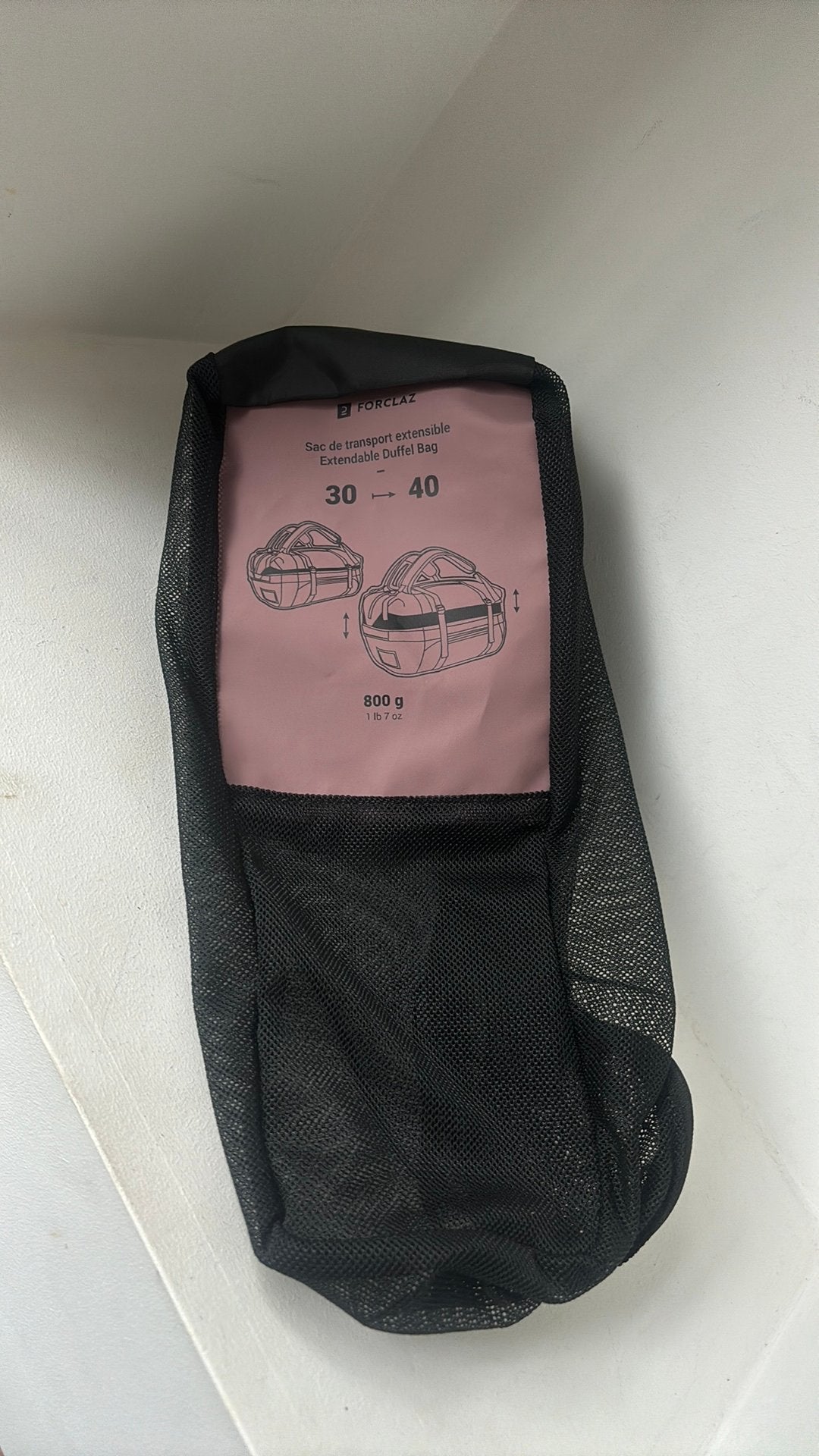 Forclaz 500 Extend 30-40L duffeltas waszak, Ophalen of Verzenden, Zo goed als nieuw
