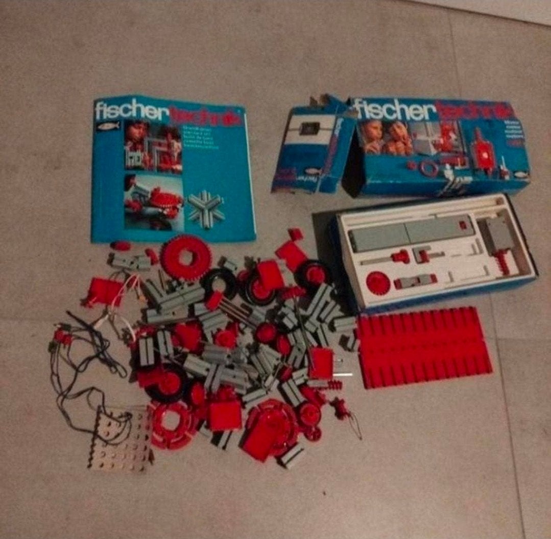 Partij fischer technik vintage speelgoed prijs 20, Ophalen of Verzenden