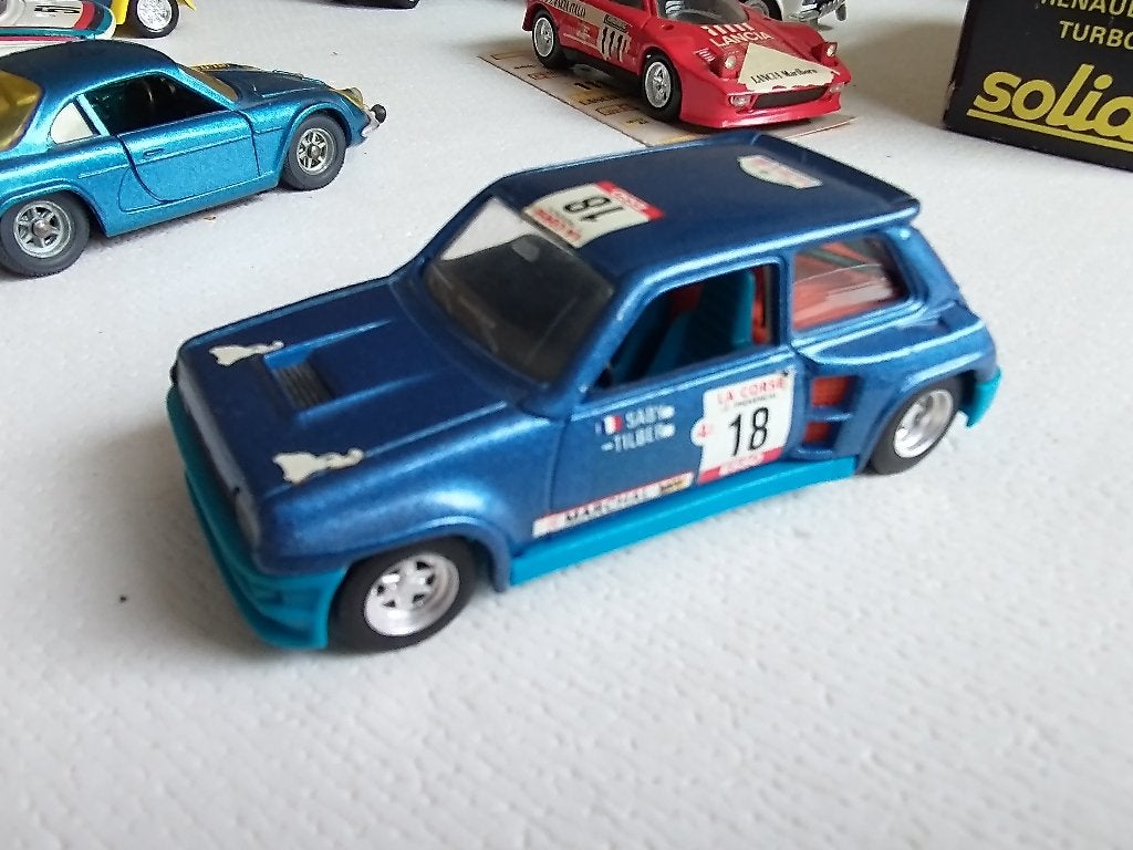 RENAULT 5 TURBO 1981, Ophalen of Verzenden, Zo goed als nieuw, Auto, Solido