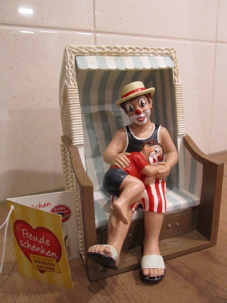 Gilde clowns Daddy's Strandkorb gelimiteerde uitgave clown, Ophalen of Verzenden, Zo goed als nieuw