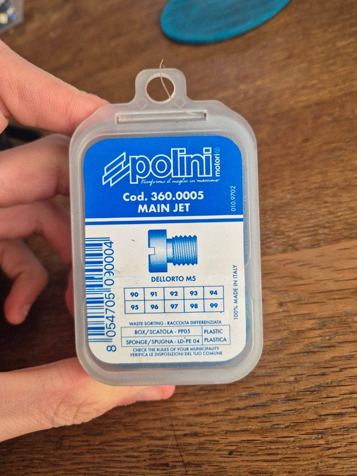 Polini sproeierset PHBG 5mm (90-99), Ophalen of Verzenden, Nieuw, Overige typen, Polini