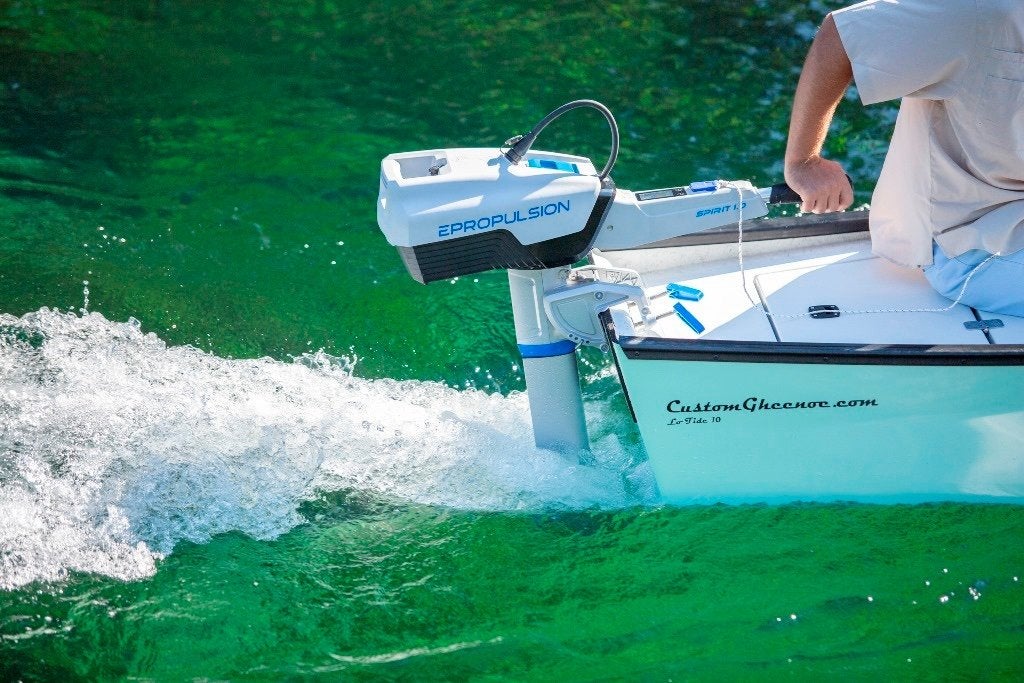 Te koop ePropulsion buitenboordmotor Spirit 1.0 Evo, Ophalen of Verzenden, Zo goed als nieuw, Motor en Techniek