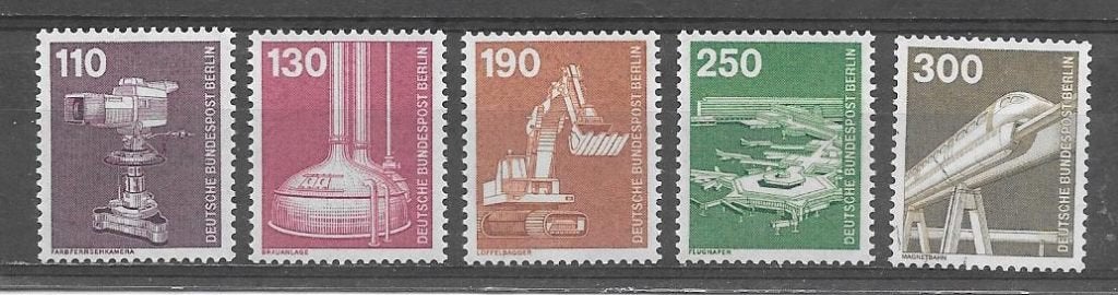 Duitsland - Berlijn 1982  Industrie, Verzenden, BRD, Postfris