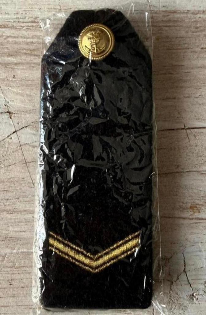 Marine Setje Rangen -10, Verzamelen, Militaria | Algemeen, Ophalen of Verzenden, Marine, Nederland, Embleem of Badge