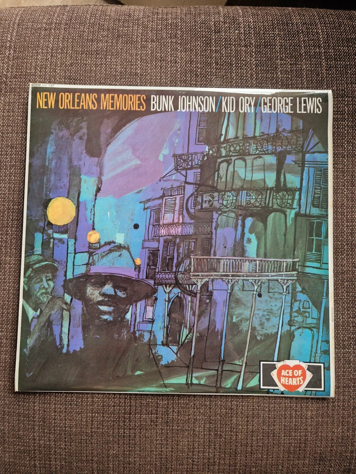 New Orleans Memories - Bunk Johnson / Kid Ory / George Lewis, Cd's en Dvd's, Vinyl | Jazz en Blues, Gebruikt, Originele persing