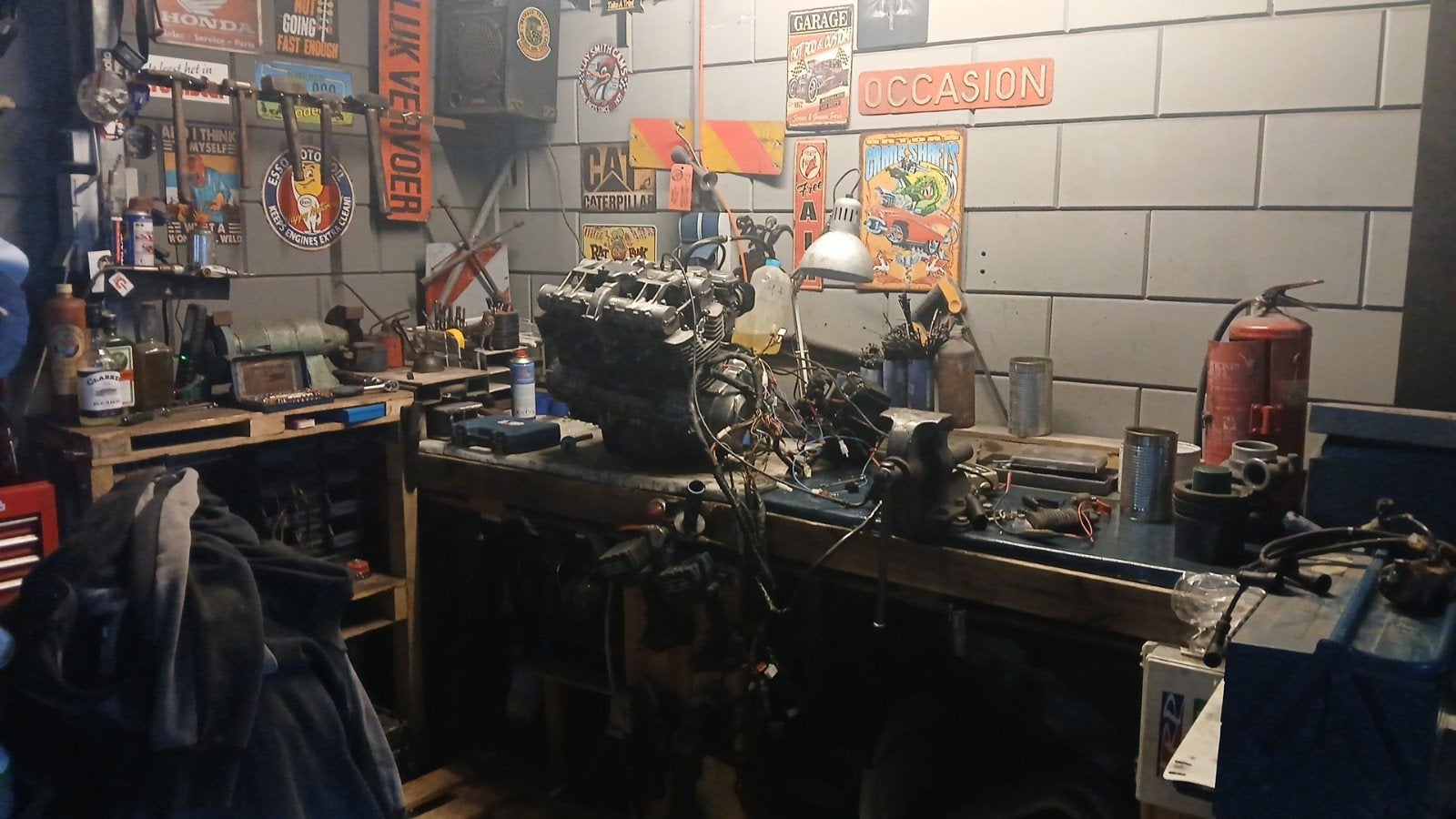 Grote partij Suzuki GS1000 / GS850G / GSX onderdelen – €700, Motoren, Ophalen, Gebruikt
