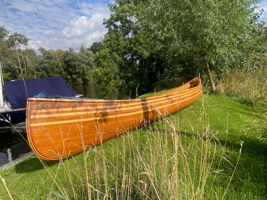 Mooie houten Kano, Ophalen, Zo goed als nieuw, Hout
