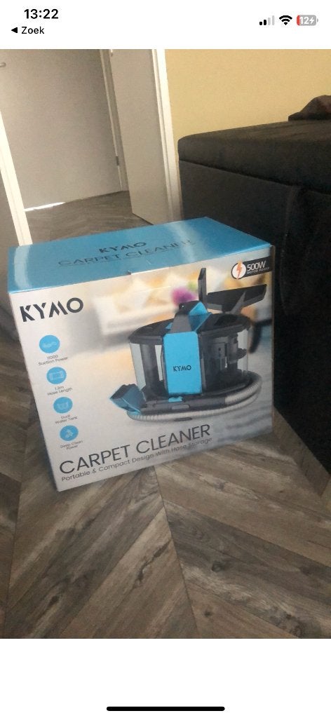 KYMO Carpet Cleaner vlekkenreiniger 500W, Overige merken, Ophalen of Verzenden, Waterstofzuiger, Minder dan 1200 watt