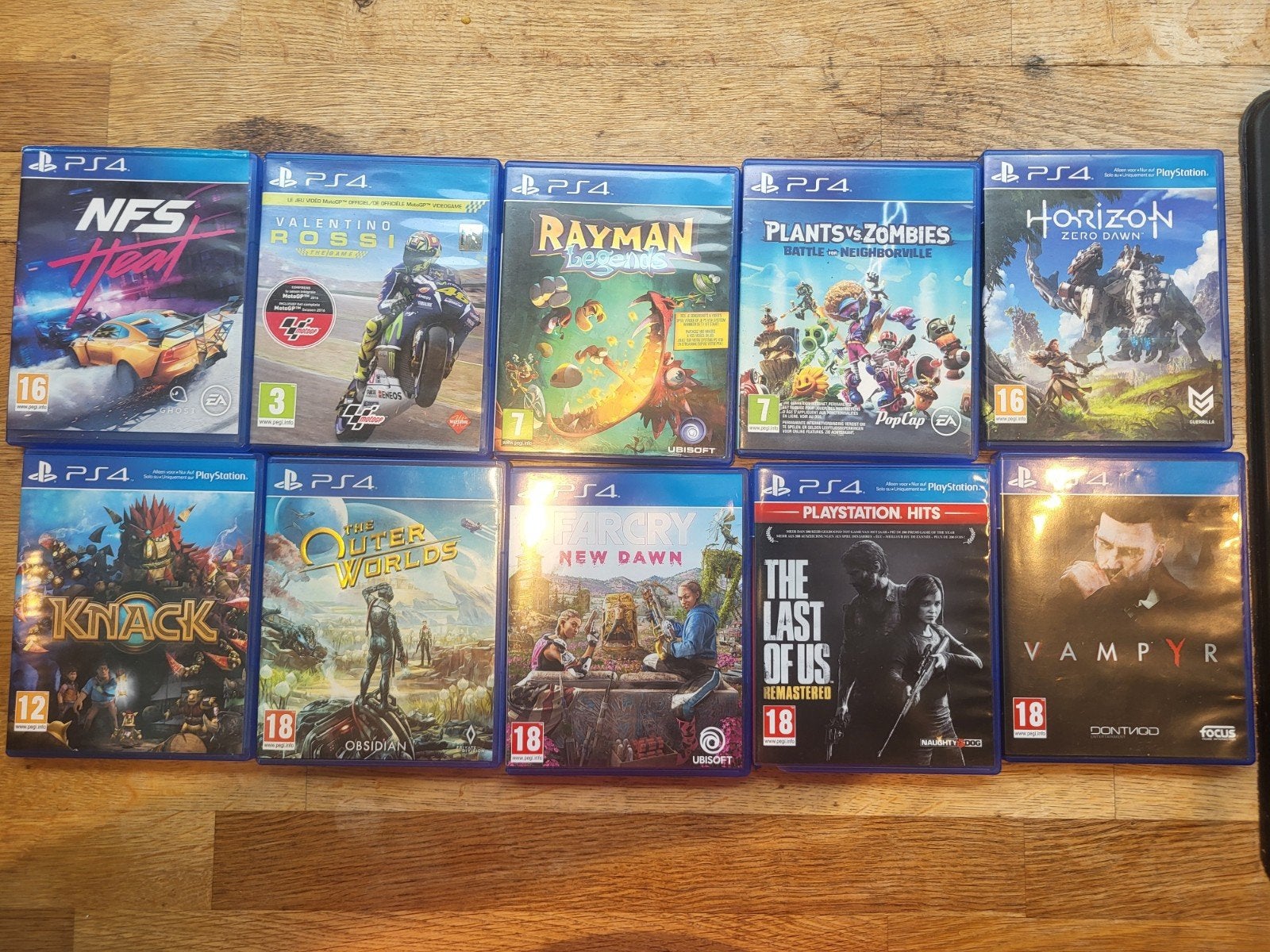 Diverse PS4 Topgames (o.a. NFS Heat, Horizon Zero), Spelcomputers en Games, Games | Sony PlayStation 4, Ophalen, Gebruikt, Vanaf 18 jaar