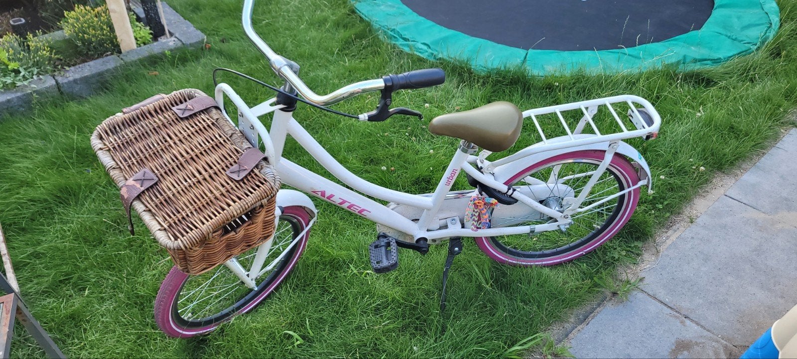 Altec kinderfiets met mandje - gebruikt, Ophalen of Verzenden, Zo goed als nieuw, 20 inch of meer