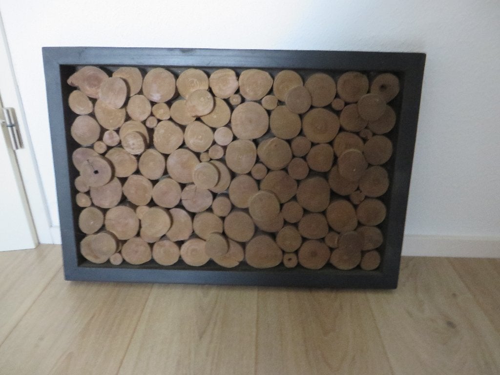 Schilderij van hout, Antiek en Kunst, Ophalen, Hout