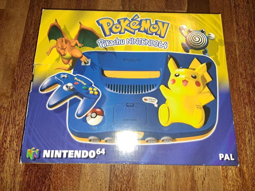 N64 pïkachu console, Spelcomputers en Games, Spelcomputers | Nintendo 64, Ophalen of Verzenden, Gebruikt, Zonder controller