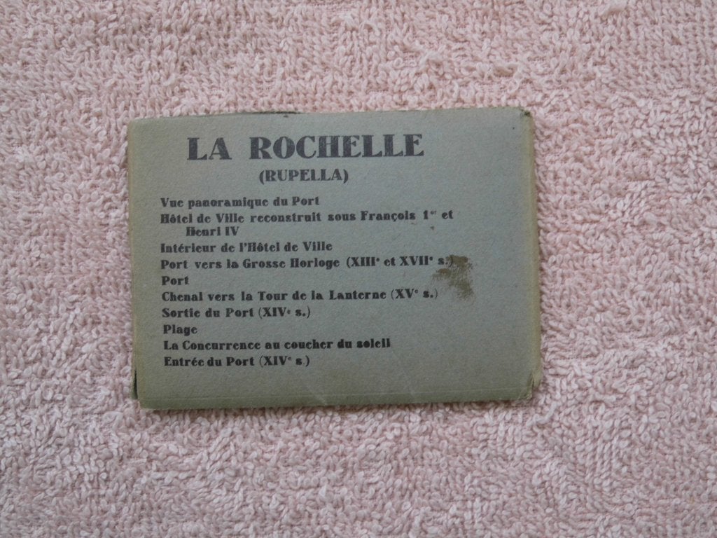 La Rochelle [ rupella ] 10 snapshots, Ophalen of Verzenden, 1920 tot 1940, Ongelopen, Frankrijk