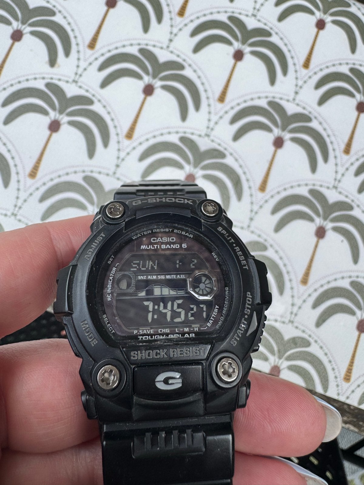 Casio GW 7900B Solar Horloge - Gebruikt, Goede Staat, Sieraden, Tassen en Uiterlijk, Horloges | Heren, Casio, Kunststof, Gebruikt
