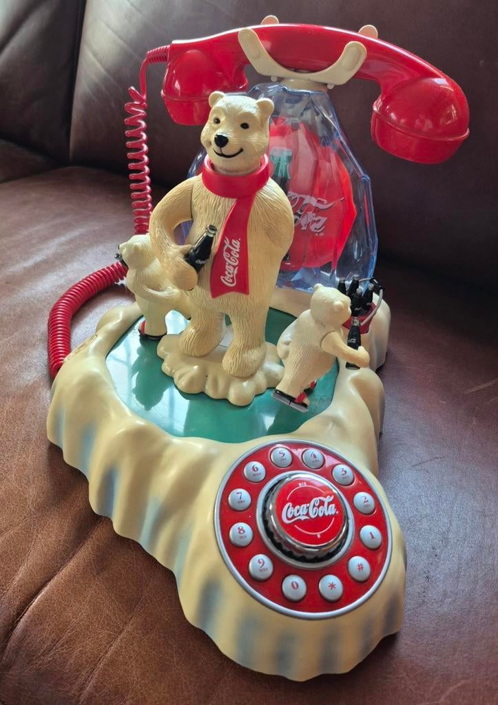Coca-Cola Animated Polar Bear telefoon, Ophalen of Verzenden