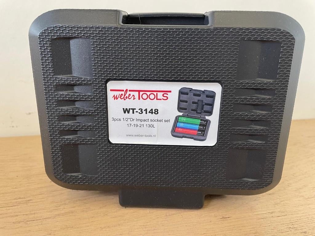 Weber Tools WT-3148 doppenset voor aluminium velgen wisselen, Nieuw, Ophalen of Verzenden, /, Weber Tools