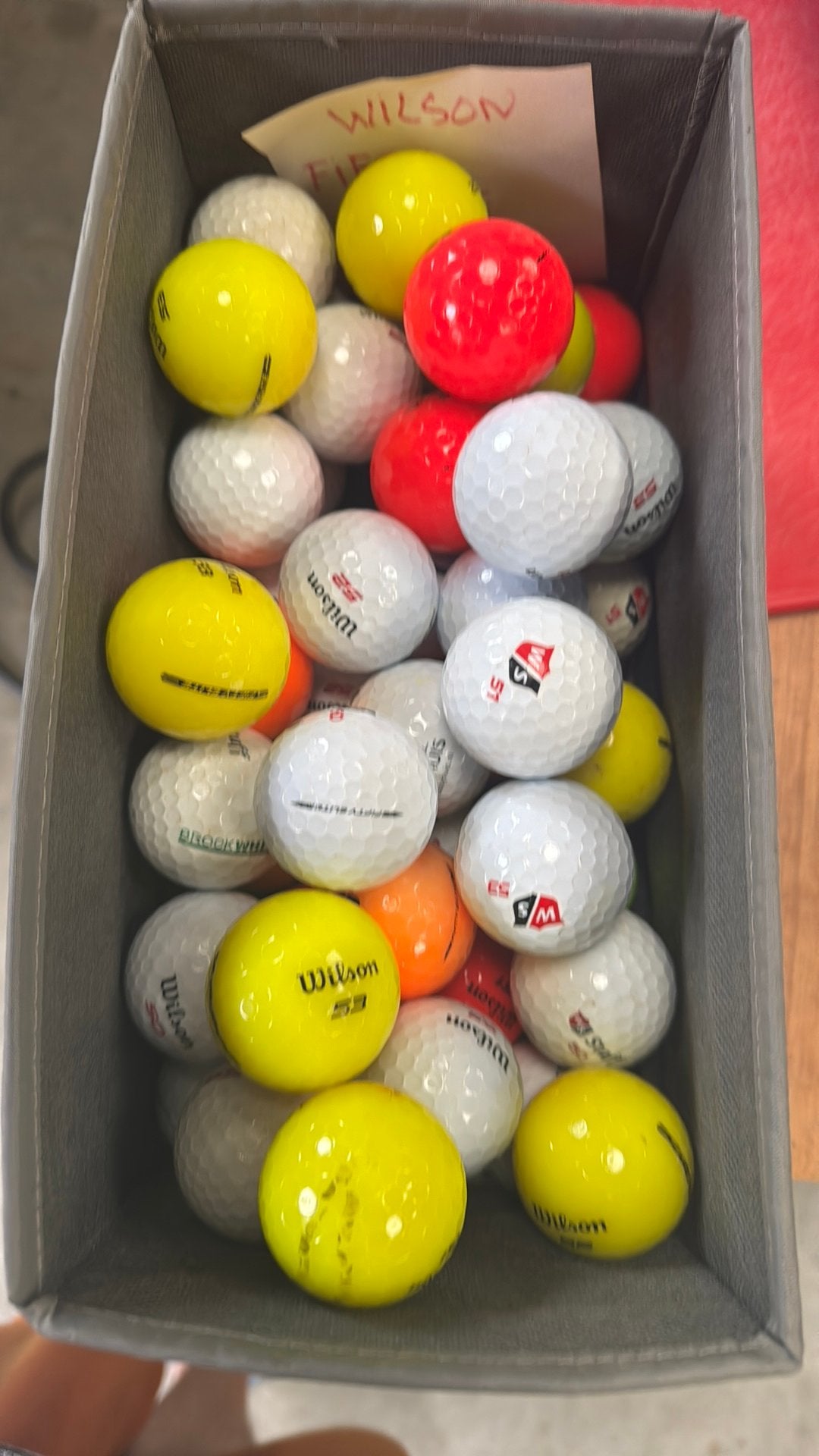 Wilson fifty elite golfballen 36 stuks zeer netjes, Ophalen of Verzenden, Zo goed als nieuw, Bal(len)