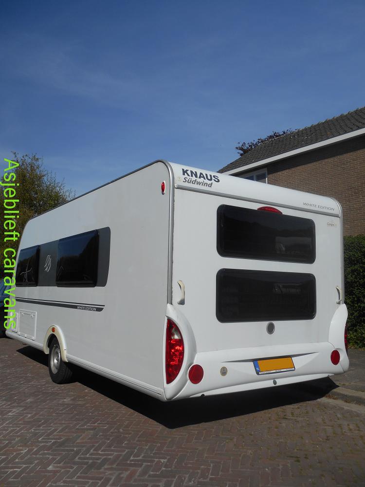 Knaus Sudwind 550 FSK bj 2009 White Edition STAPELBED, Rondzit, 7 tot 8 meter, Schokbreker, Particulier