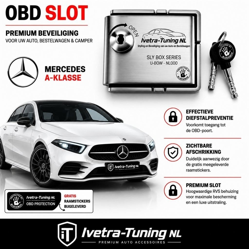 OBD Slot Mercedes A Klasse | OBD Lock Mercedes A Klasse, Verzenden, Info@ivetra-tuning.nl | www.ivetra-tuning.nl, Ivetra-Tuning NL