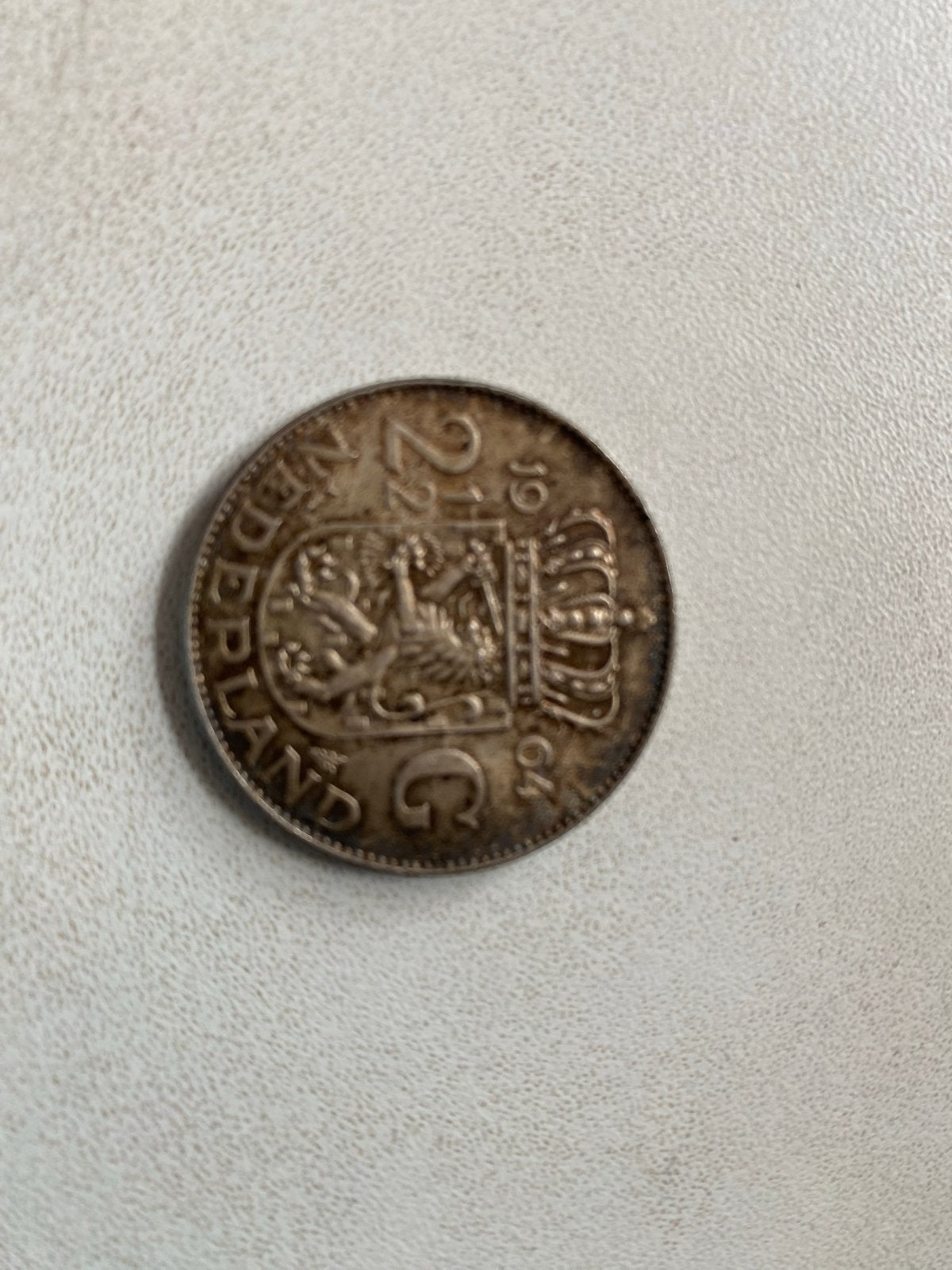 Zilveren 2½ Gulden Koningin Juliana 1964, Koningin Juliana, Zilver, Ophalen of Verzenden, Losse munt